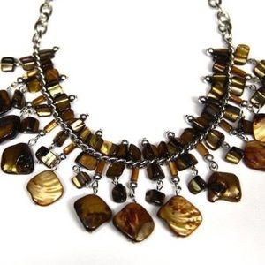 Stunning Tiger eye statement necklace